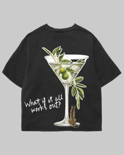 Working Martini Oversized T-Shirt