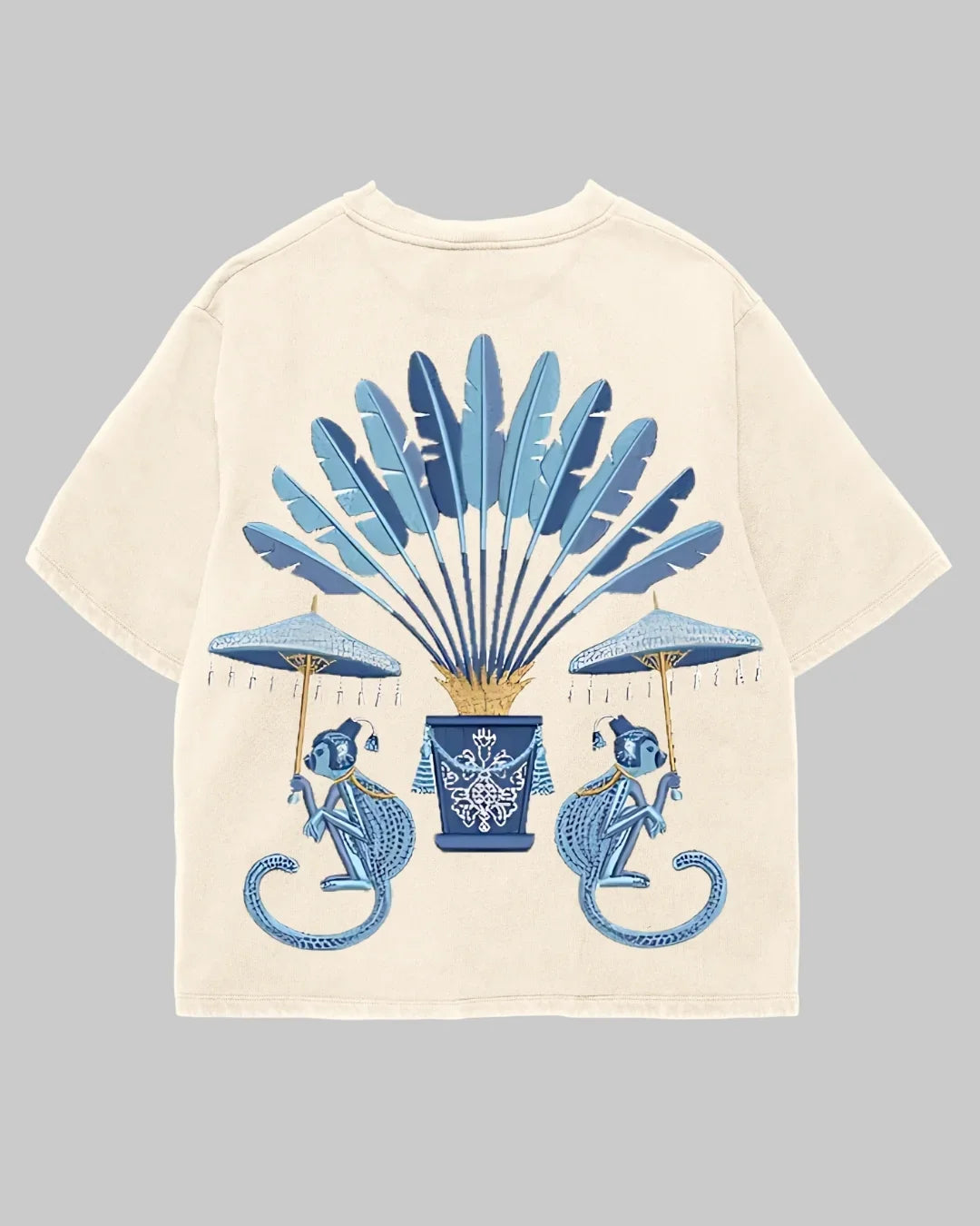 Monkey Palm Oversized T-Shirt
