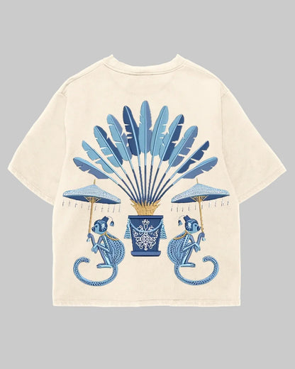 Monkey Palm Oversized T-Shirt