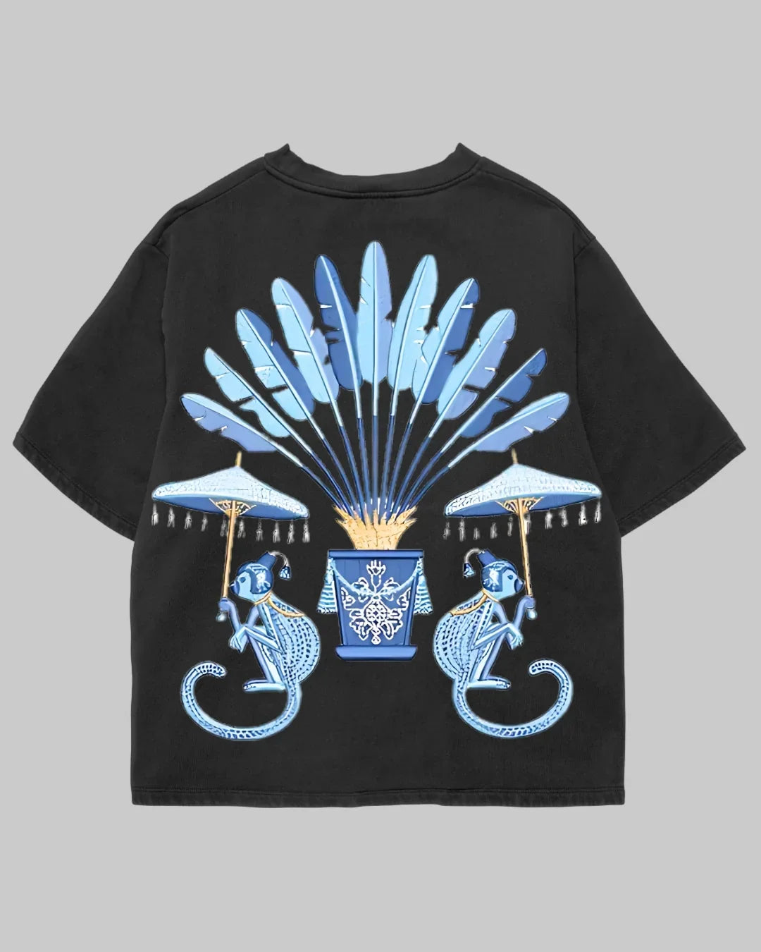 Monkey Palm Oversized T-Shirt